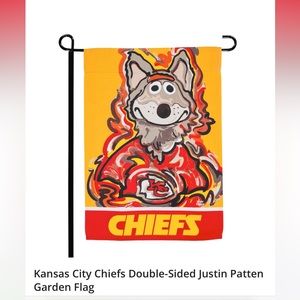 Kansas City Chiefs Double-Sided Justin Patten Garden Flag